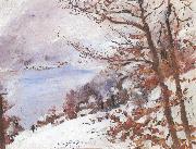 Lovis Corinth Walchensee im Winter France oil painting artist